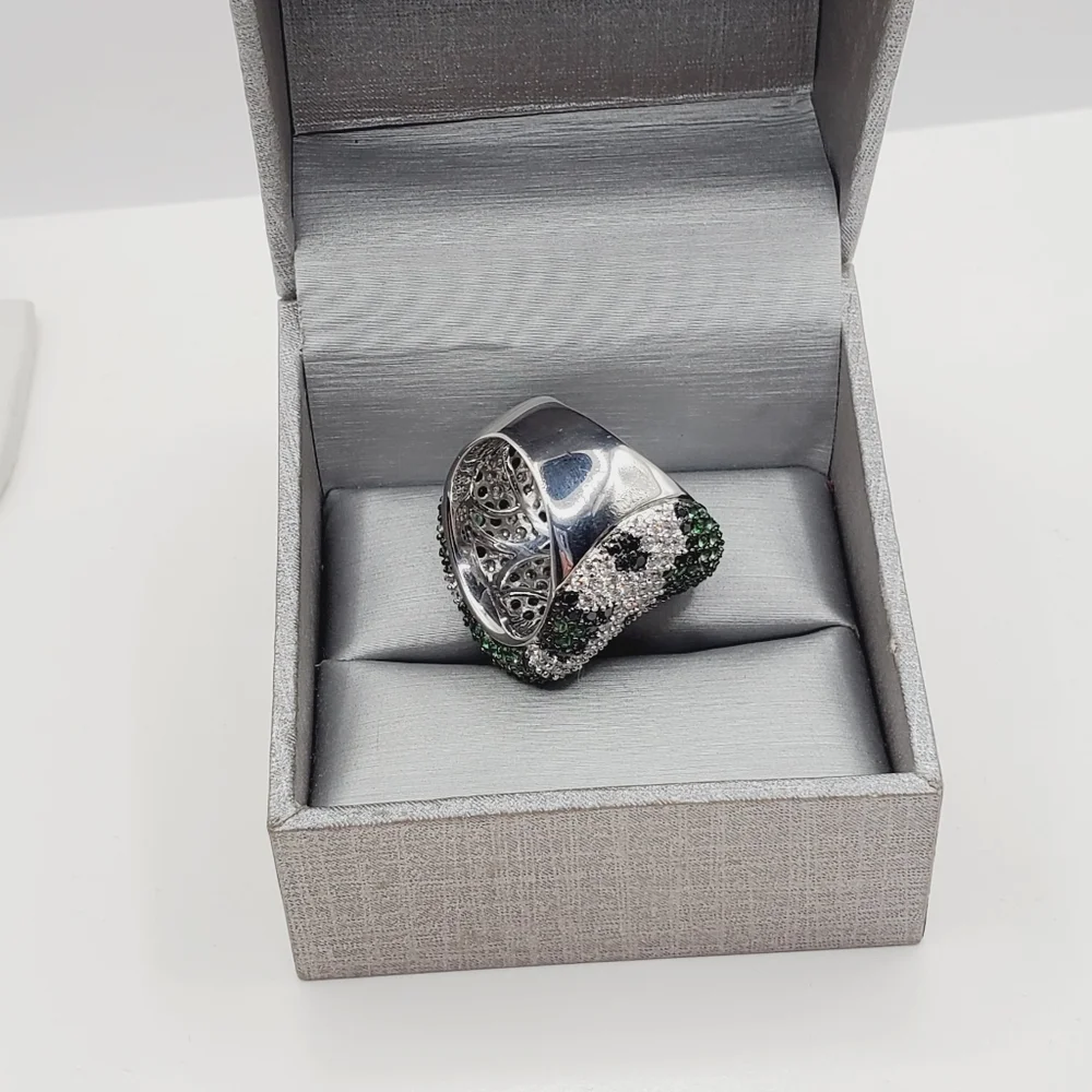925 Sterling Silver Modern Statement Ring